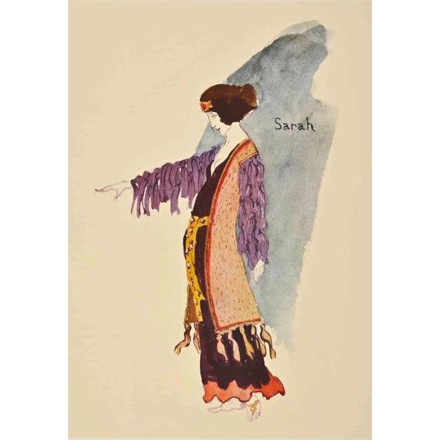 Jean is a lithograph on Arches paper realized by Dorothea Tanning in 1972. Belongs to the suite "Judith". Limited edition...