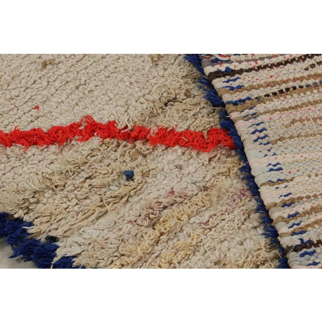 Textile 1950s Vintage Azilal Moroccan Runner Rug With Geometric Patterns From Rug & Kilim For Sale - Image 7 of 7