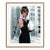 Audrey Hepburn Breakfast at Tiffany's Iconic Shot Brown Framed Archival Pigment Print For Sale
