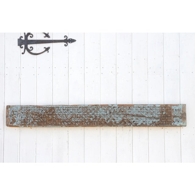 Wood Antique Carved Moorish Diamond Panel-Putub For Sale - Image 7 of 7