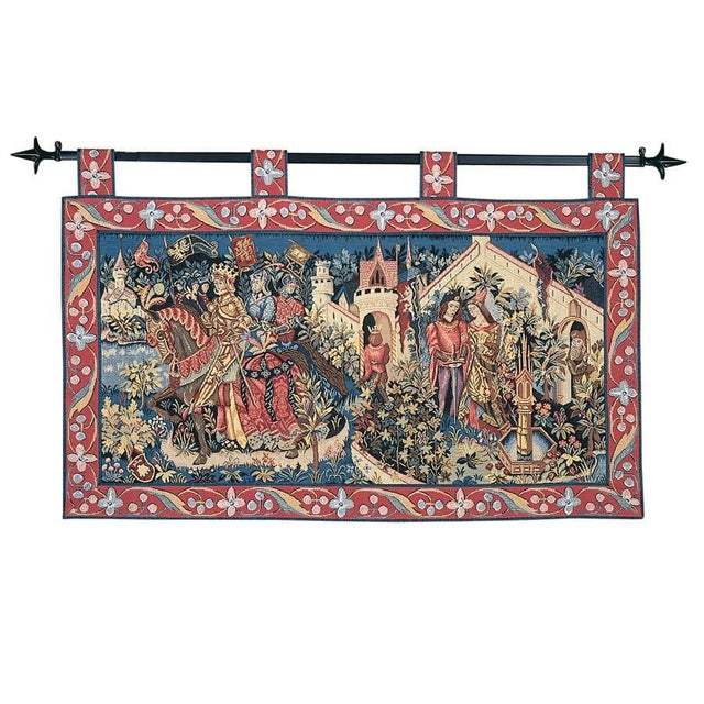 This tapestry is inspired from an original by Wm Morris (1836-1896), the famous British artist and designer, who...