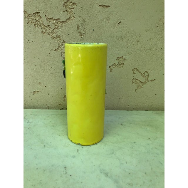 19th Century Majolica Vase With Olives Perret Gentil Menton For Sale In Austin - Image 6 of 10