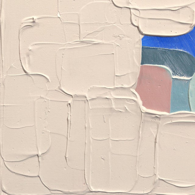 Beige Baby 4 - Original Earth-Tone Textured Abstract Acrylic Painting on Canvas For Sale - Image 4 of 9