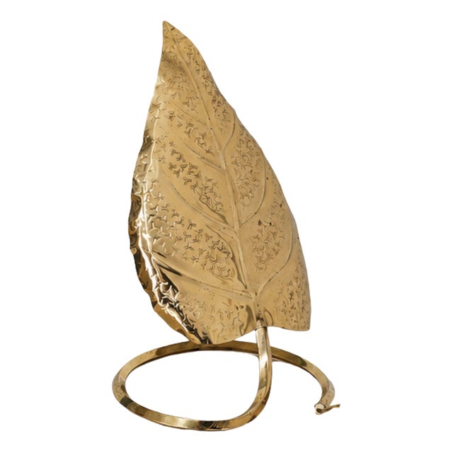 Vintage Italian Table Lamp in Brass, 1970s For Sale
