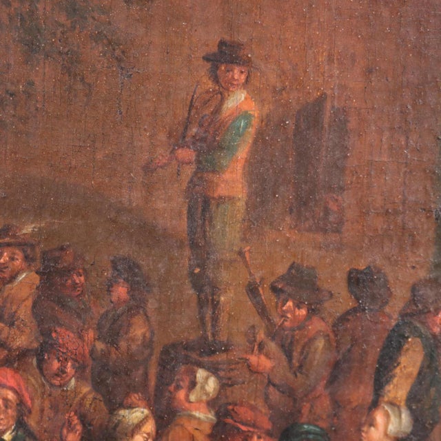 David Teniers III, Painting, 1800s, Oil on Canvas, Framed For Sale - Image 4 of 15