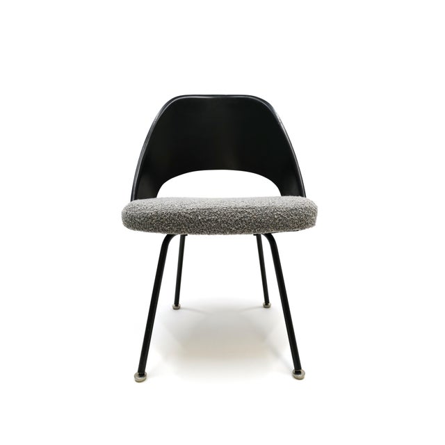 1960 Saarinen Executive Side Chair with Fiberglass Back by Knoll For Sale - Image 9 of 12
