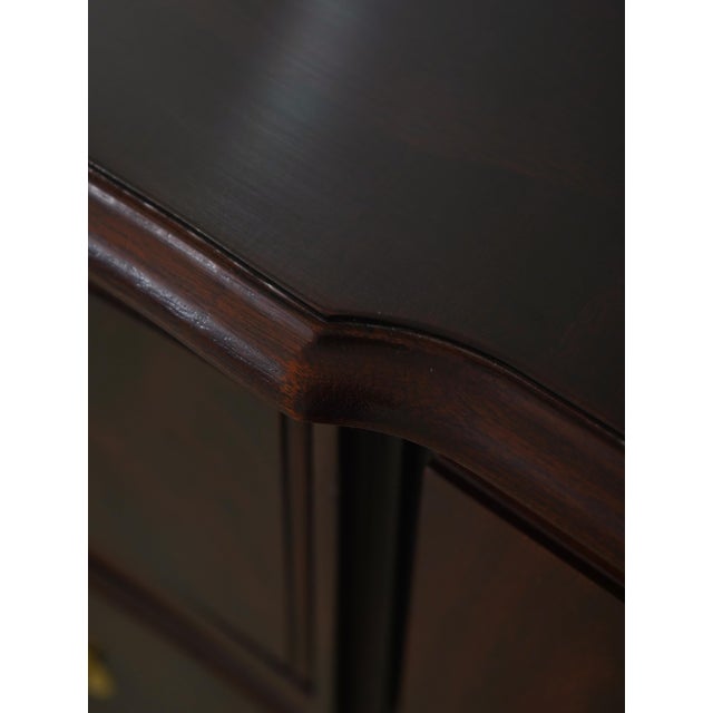 Thomasville Chippendale Style Mahogany Dresser W. Mirror For Sale - Image 9 of 18