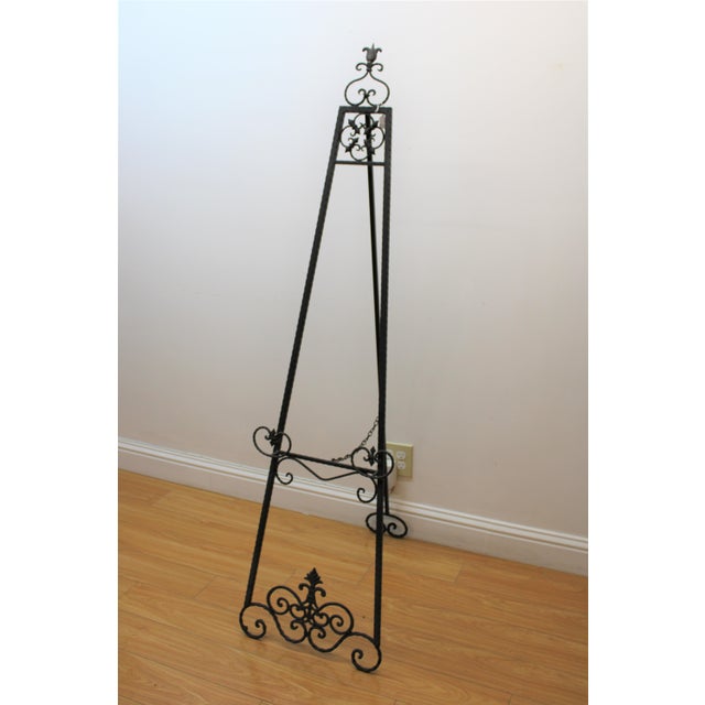 Wrought Iron Easel Chairish