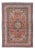 Antique Fine Tabriz Persian Rug With Circular, Script-Style Medallion & Orange Field For Sale