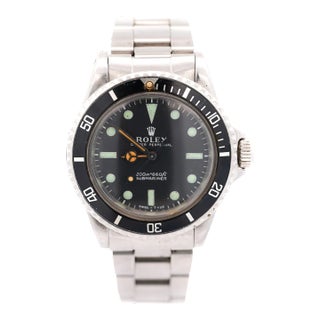 Pre-Owned Rolex Bart Simpson 5513 Submariner 40mm Steel Unpolished Circa 1960 For Sale