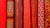 Mid 20th Century Vintage Kimono Silk Blend by the Yard Red With Diamond Shape Dots For Sale - Image 5 of 5