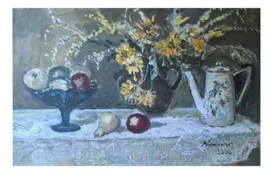 Magdalena Spasowicz, Still Life, 2006, Oil & Oil on Canvas