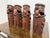 Chinese Chinese Antique Bamboo Hand Carved Basket Crab Decorative Brush Pots, Set of 4 For Sale - Image 3 of 12
