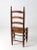 Antique Ladder Back Chair With Rush Seat For Sale - Image 9 of 12