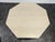 Vintage Octagonal Travertine Table For Sale - Image 3 of 6
