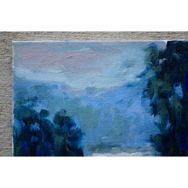 2020s "Whitefish Montana" Contemporary Landscape Oil Painting For Sale - Image 5 of 11
