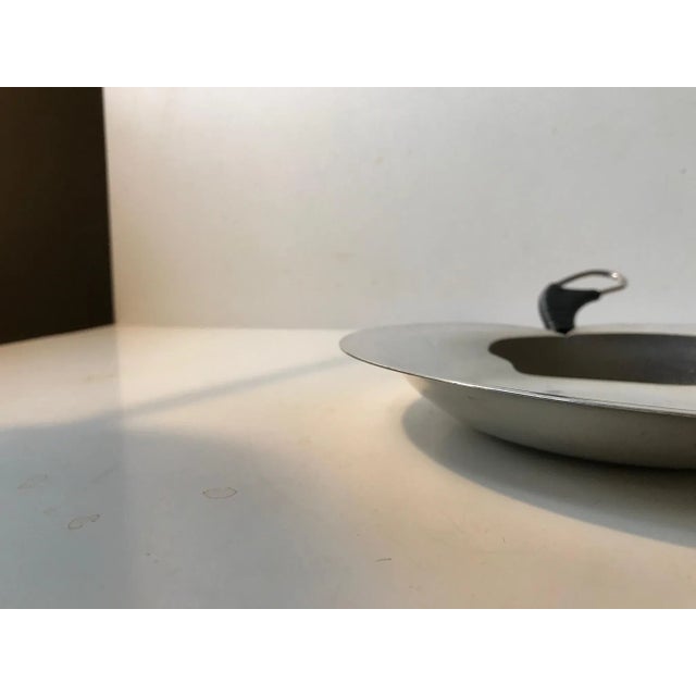 1950s Danish Silver Plated Dish by Carl F. Christiansen, 1950s For Sale - Image 5 of 8