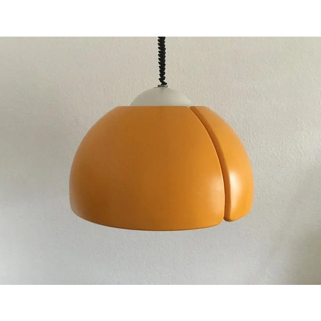 Vintage Swiss Space Age Pendant Lamp from Temde For Sale - Image 12 of 18