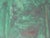 Abstract 1970s Abstract Painting on Cardboard -Abstract Face in Phtalo Green For Sale - Image 3 of 4