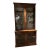 Antique English Mahogany Glazed Display Cabinet, 98" H For Sale