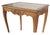 Antique French Provincial Marble Top Side Table For Sale - Image 4 of 6