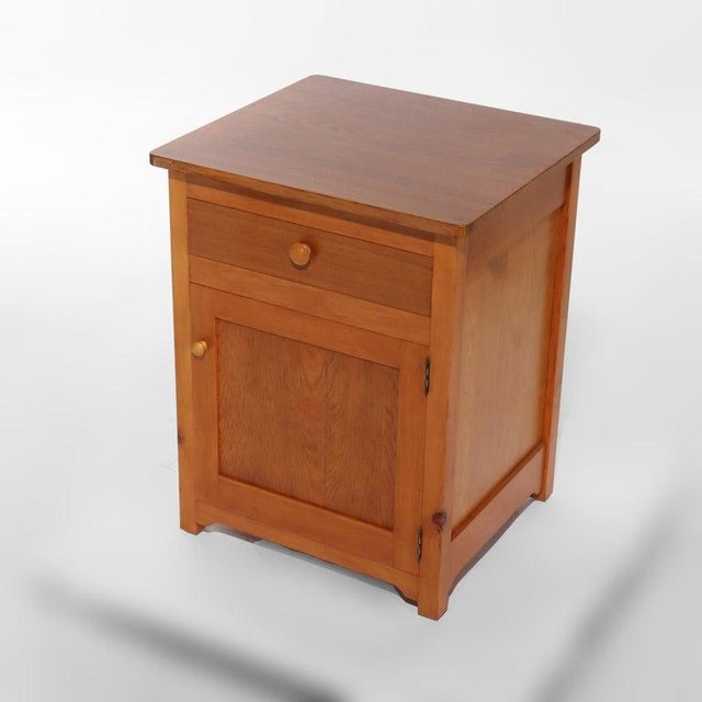 Antique Regional Mahogany Music Box Disk Cabinet With One Disk Circa 1920 For Sale - Image 4 of 9