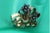 Gold and Silver Brooch with Diamond Chips For Sale - Image 3 of 7