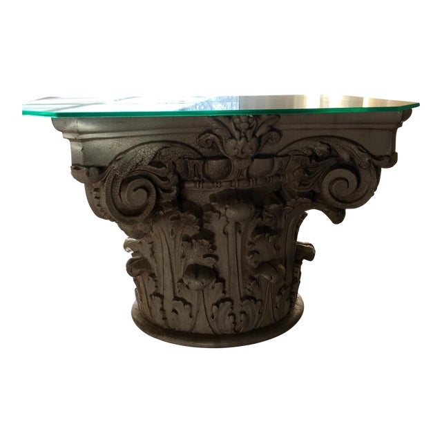 Corinthian Column Antique Original Side Table Chairish