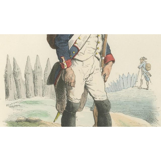 After Horace Vernet, French Line Infantry Soldier, 1843, Paper For Sale - Image 4 of 10