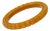 Art Deco Bakelite Carved Bracelet Bangle Warm Butterscotch For Sale