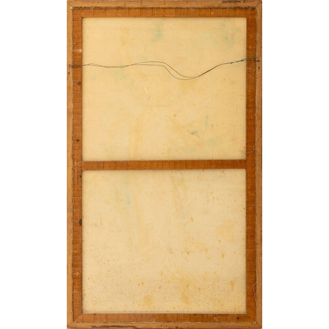 Early 20th Century Continental School Woman With Doves Oil For Sale - Image 5 of 5