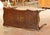 Mid-Century Louis XV Floral Marquetry Mahogany Writing Table With Brass Accents For Sale - Image 12 of 13