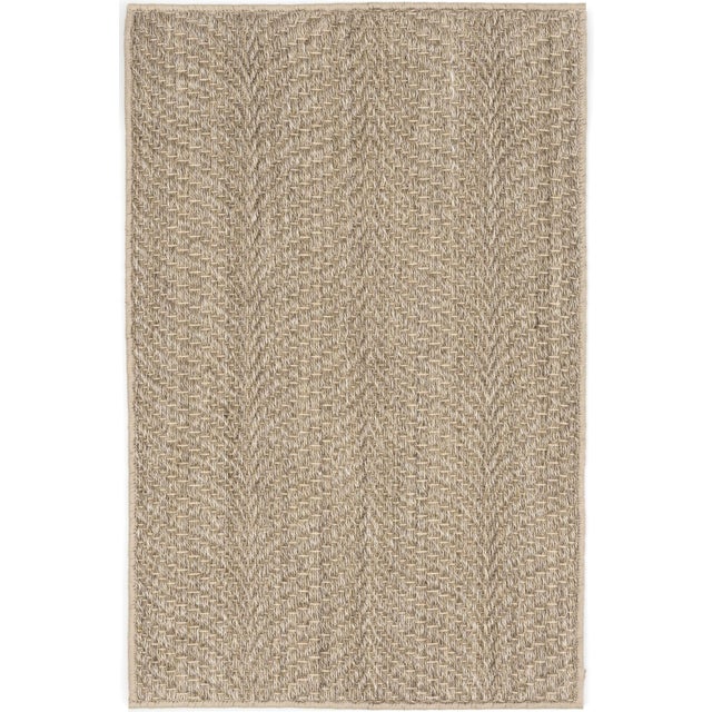Dash & Albert by Annie Selke Wave Natural Woven Sisal Rug, 7' 6" x 9' 6" For Sale In Boston - Image 6 of 6