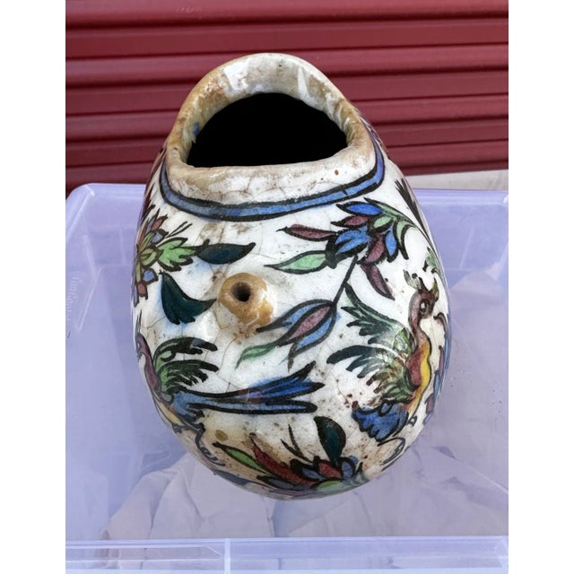Ceramic Antique Persian Qajar Vase/Jug For Sale - Image 7 of 9