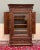 Brown Antique French Renaissance Revival Bookcase Cabinet Side Doors Oak C. 1880s For Sale - Image 8 of 13