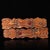 Pair of Vintage Chinese Huali Rosewood Paperweights | Carved Ruyi Beast Gemstone Inlay For Sale In Los Angeles - Image 6 of 7