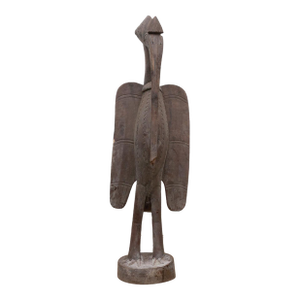Ancient Savannah African Weathered Bird Statue