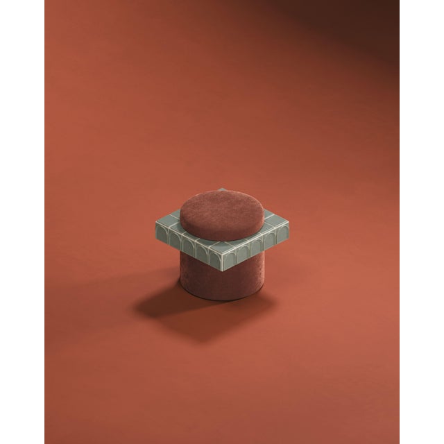 Enigma I Stool Handmade by Malabar For Sale - Image 4 of 18