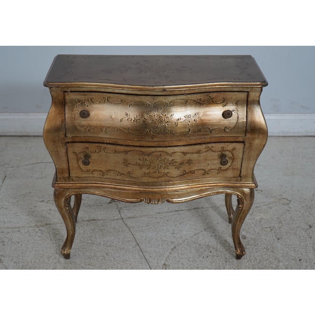 Age: Approx: 30 Years Old Details: Nice Decorated Details Throughout Quality Construction Silver Leaf Finish w. Gold Wash...