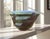 Glass Lithuanian Art Glass Signed Mauve Yellow Centerpiece Bowl For Sale - Image 7 of 13