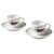 Service Prunier Coffee Plates and Cups by Le Corbusier for Cassina, Set of 4 For Sale - Image 14 of 14