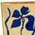 Boho Chic Original Iris Flower Painting in Gold Bamboo Frame, Oil on Canvas, 13" X 16" by Tatiana Duperault For Sale - Image 3 of 4