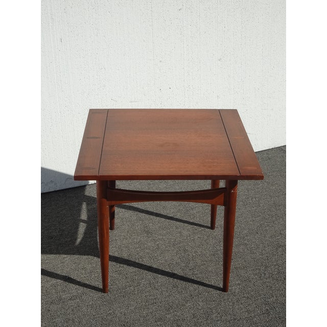 Gorgeous End Table in Good Vintage Condition. Solid and Firm. Wear is usual for its age. Please study the photos and ask...