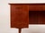 Mid-Century Modern Danish Teak Desk with Bookcase Back, 1960s For Sale - Image 10 of 12