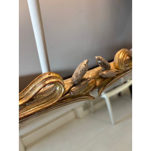 1970s 1970s Elegant Gold Gilt Mirror — “Cat O Nine Tails” For Sale - Image 5 of 16
