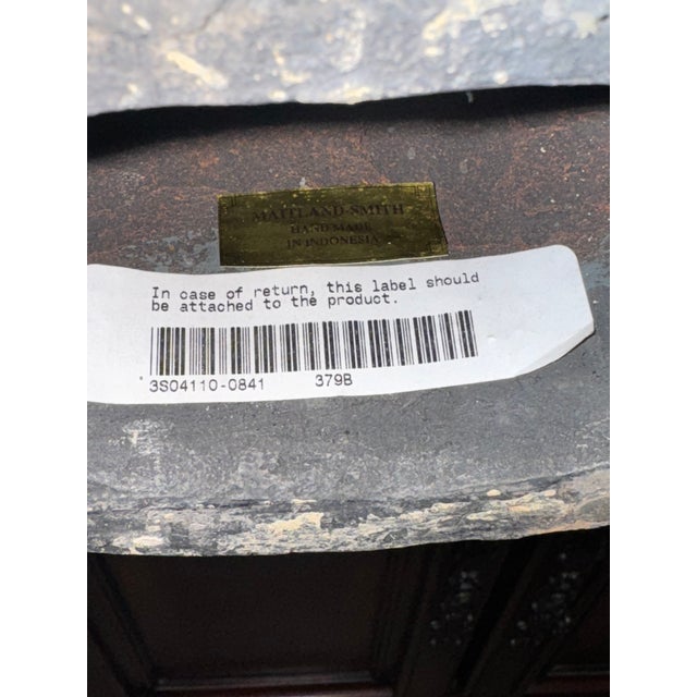 Sculpture Materials Maitland-Smith Asian-Inspired Scholar Figures – Set of 3 For Sale - Image 7 of 7