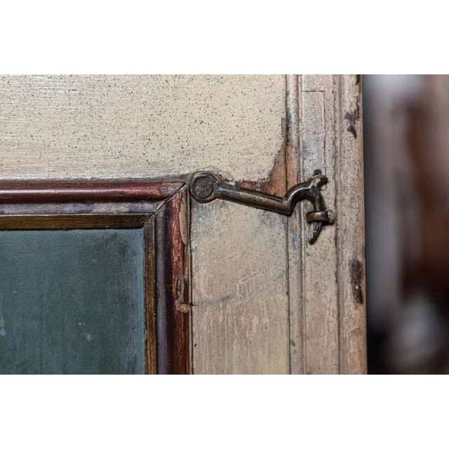 19th Century English Decorative Painted Chapel Cupboard For Sale - Image 11 of 12