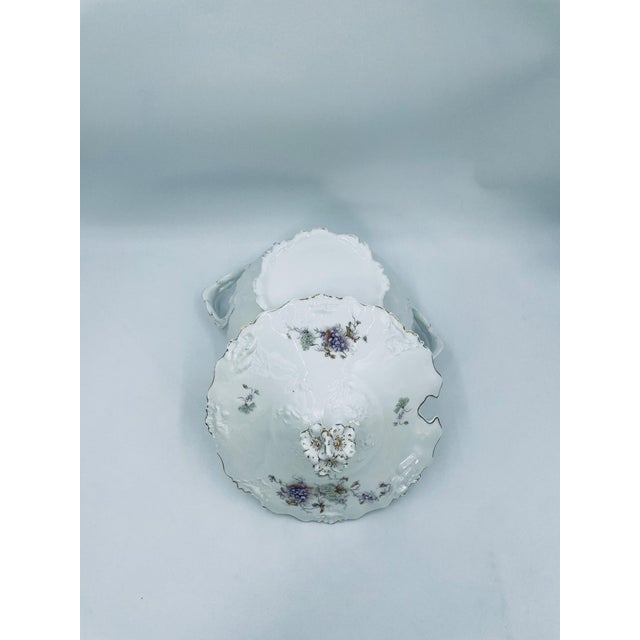 Vintage Art Nouveau Porcelain Vase, 1965 For Sale - Image 12 of 15