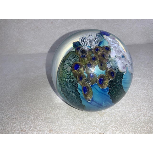 Josh Simpson Art Glass Paperweight “Planet” Series For Sale - Image 11 of 11