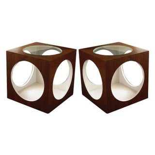 Charmed Circle Side Tables - A Pair For Sale